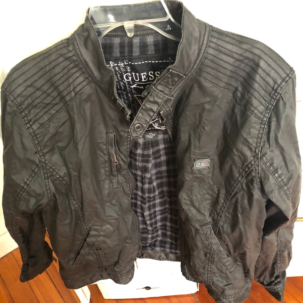Men's Guess Motorcycle Jacket
